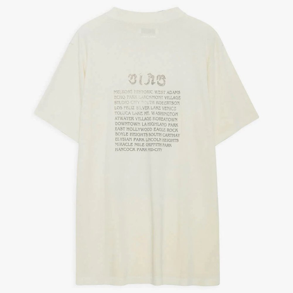 Anine Bing LILI TEE CREAM - Picture 3 of 7